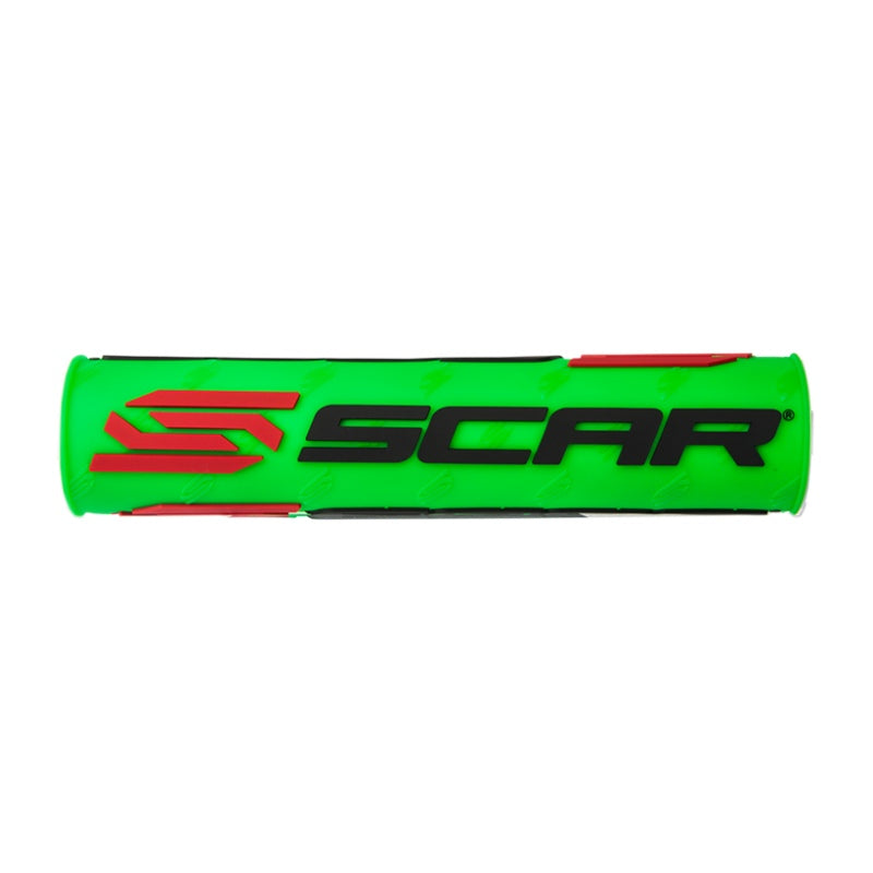 PARACOLPI SCAR VERDE FLUO E NERO - MANUBRIO CON TRAVERSINO