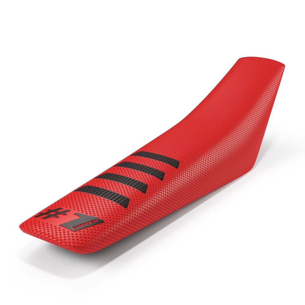 COPRISELLA UNIVERSALE ONEGRIPPER - RIBBED ROSSO E NERO