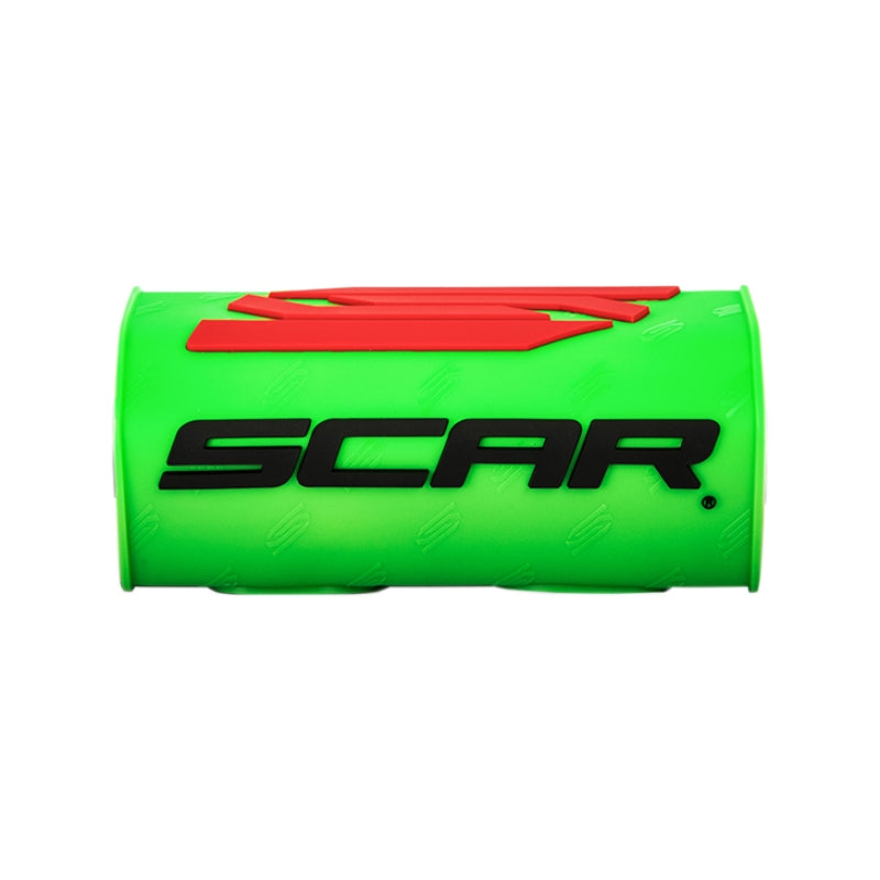 PARACOLPI SCAR VERDE FLUO E NERO - MANUBRIO SENZA TRAVERSINO