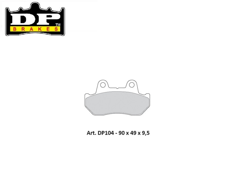 PASTIGLIE FRENO ANTERIORI DP SINTERIZZATE STD HONDA VF 1000 R 1983-1986