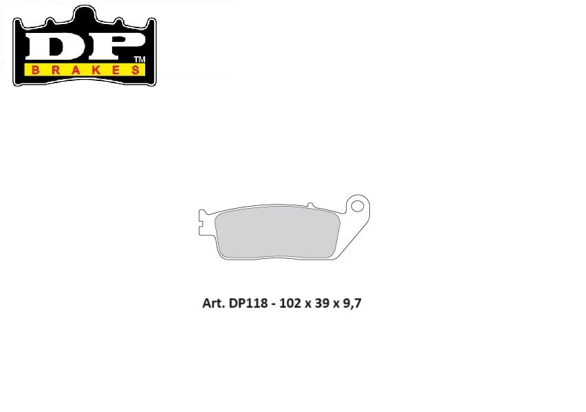 PASTIGLIE FRENO ANTERIORI DP SINTERIZZATE STD HONDA XL 600 V Transalp 1994-1996