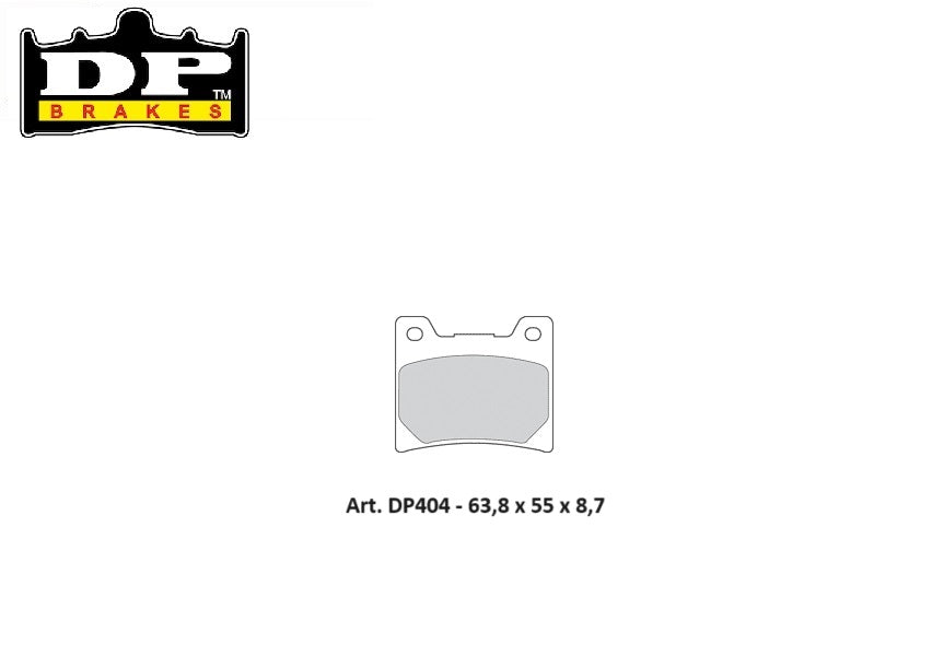 PASTIGLIE FRENO ANTERIORI DP SINTERIZZATE STD YAMAHA TZR 125 1990-1998