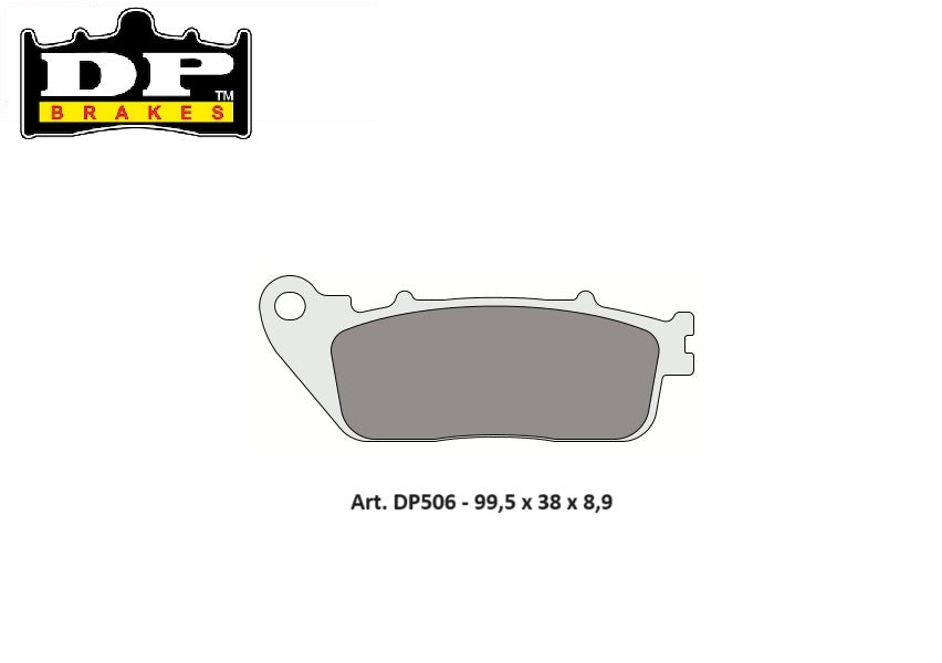 PASTIGLIE FRENO POSTERIORI DP SINTERIZZATE STD HONDA VFR 1200 F/FD 2010-2017