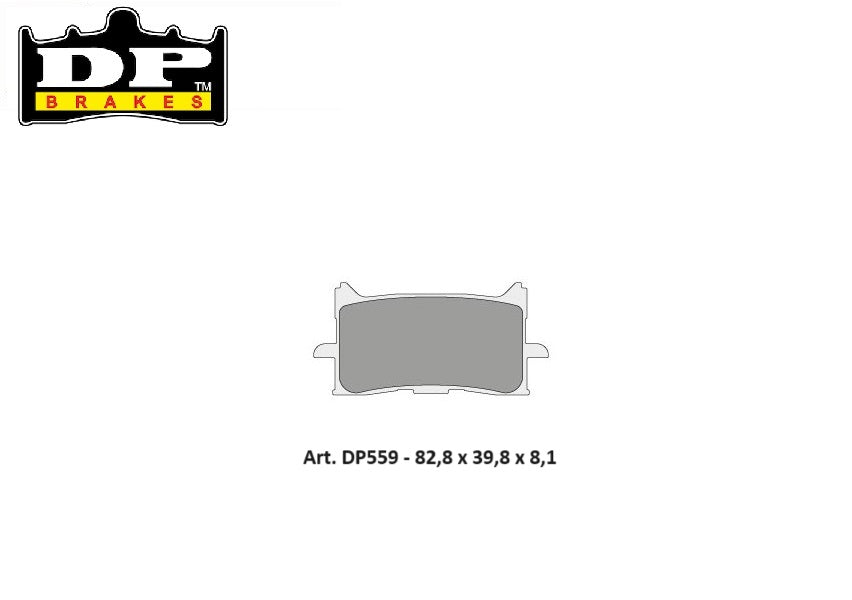 PASTIGLIE FRENO ANTERIORI DP SINTERIZZATE STD HONDA CRF 1100 L Africa Twin 2020-2022