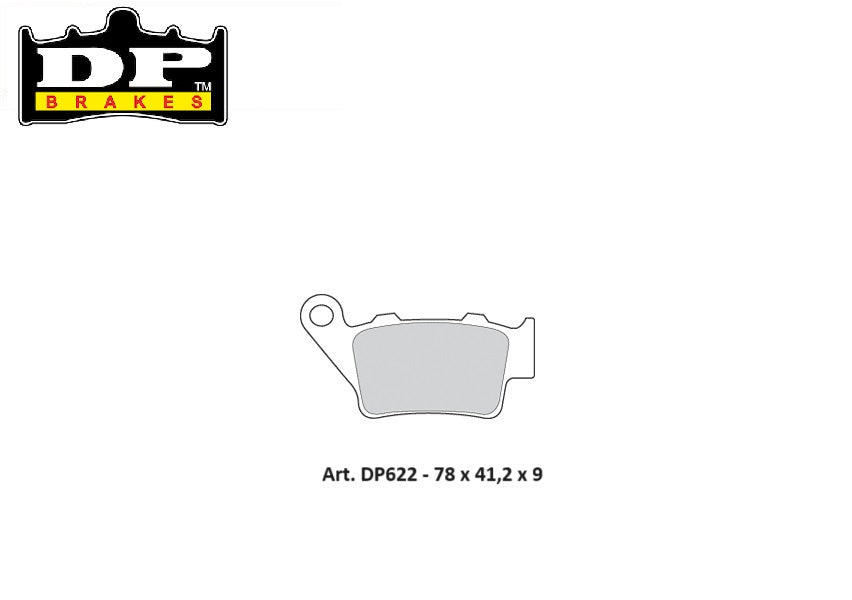 PASTIGLIE FRENO POSTERIORI DP SINTERIZZATE STD HUSQVARNA 610 TE 2006-2009