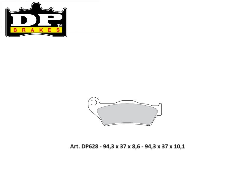 PASTIGLIE FRENO POSTERIORI DP SINTERIZZATE STD BMW R 1200 HP2 Sport 2008-2012