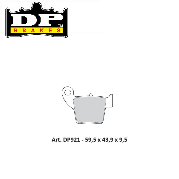 PASTIGLIE FRENO POSTERIORI DP SINTERIZZATE STD HONDA CRF 250 X 2004-2018