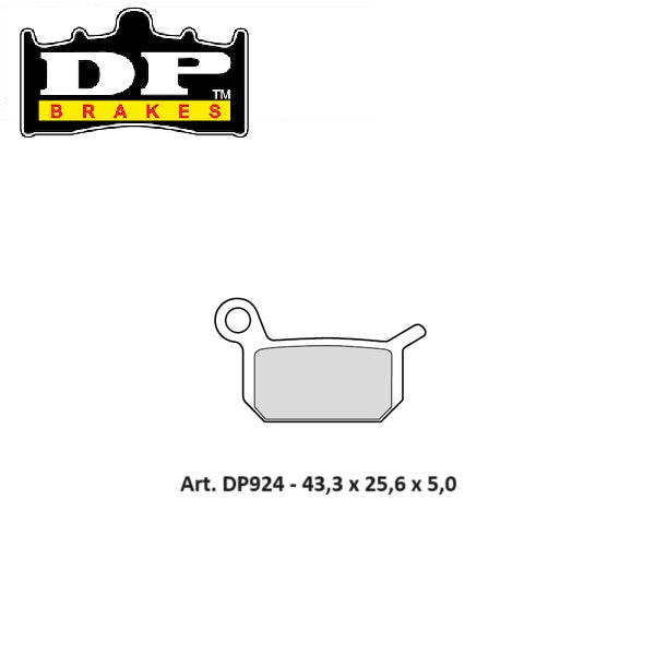PASTIGLIE FRENO POSTERIORI DP SINTERIZZATE STD KTM 65 SX 2004-2008