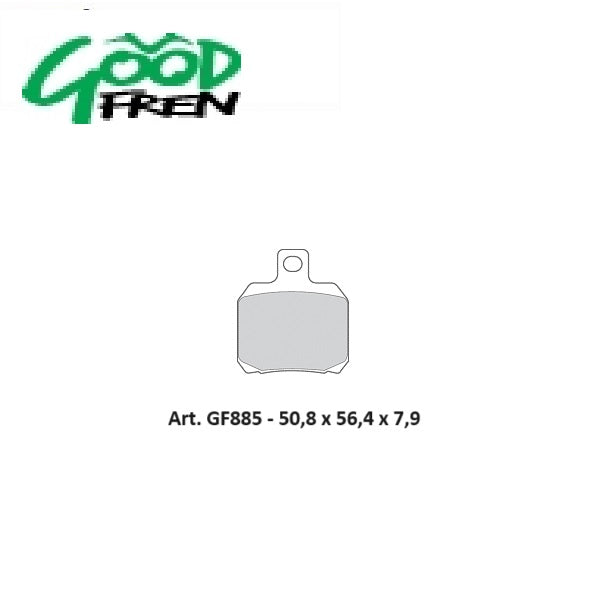 PASTIGLIE FRENO POSTERIORI GOOD FREN SEMISINTERIZZATE BENELLI TNT 899 2008-2015