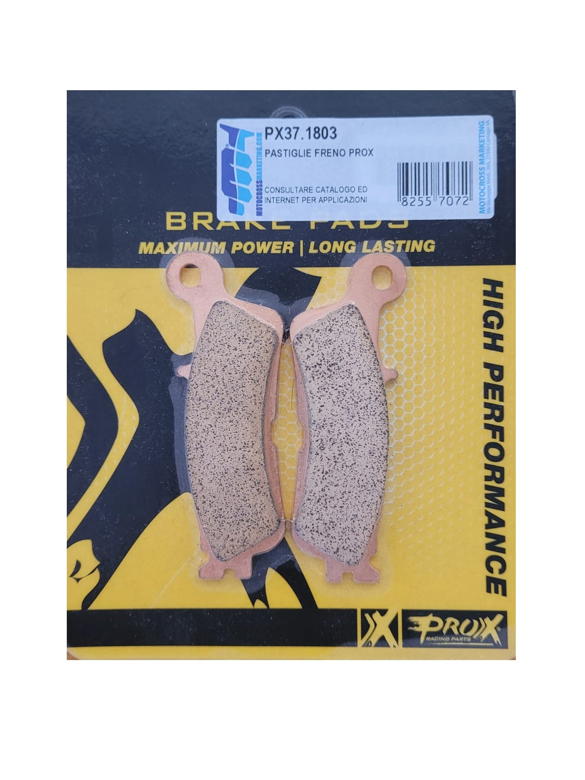 KIT PASTIGLIE FRENO PROX SINTERIZZATE ANTERIORI YAMAHA WR 250 F 2022-2022