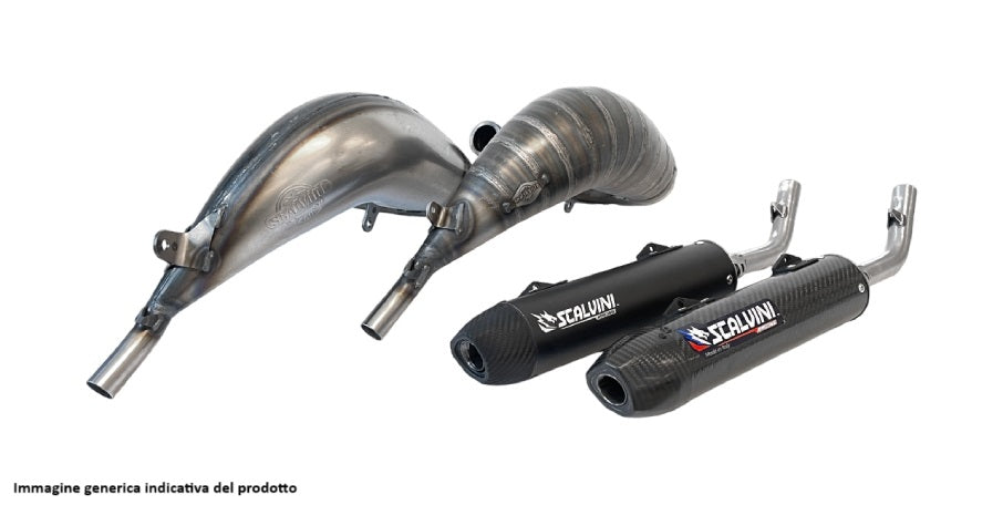 SCALVINI HUSQVARNA 125 TC (16-18) - SILENZIATORE CARBON LOOK
