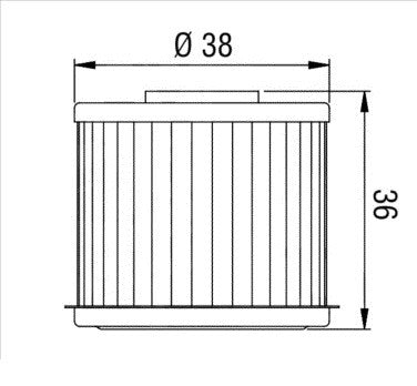 FILTRO OLIO HIFLO HONDA NC 700 2012-2013