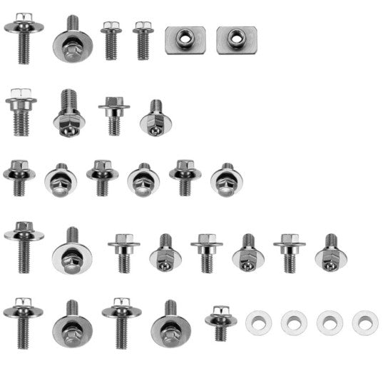 KIT VITI FULL PLASTICS FASTENER KAWASAKI KX 250 F 2004-2016