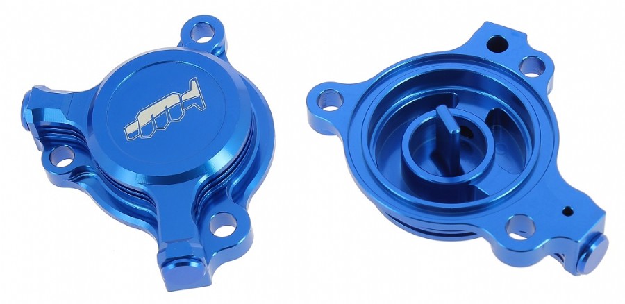 COPERCHIO FILTRO OLIO YAMAHA WR 450 F 2003-2014 Blu
