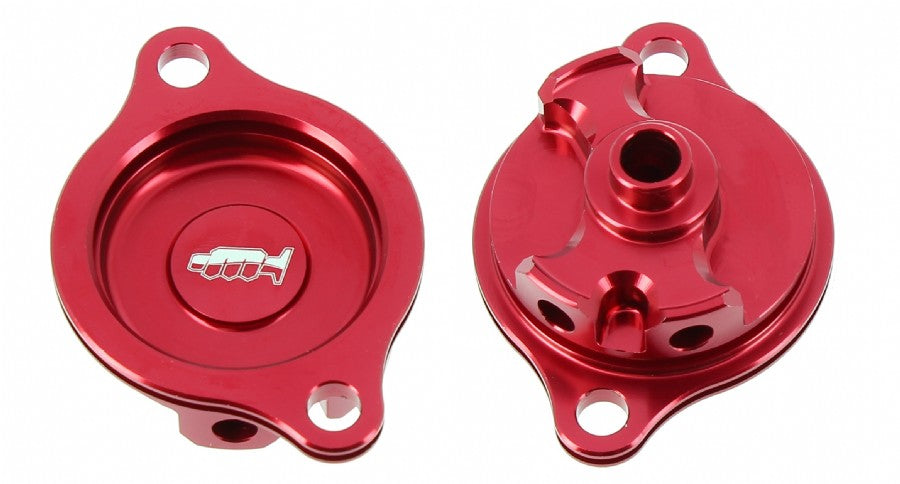 COPERCHIO FILTRO OLIO HONDA CRF 250 R 2004-2009 Rosso