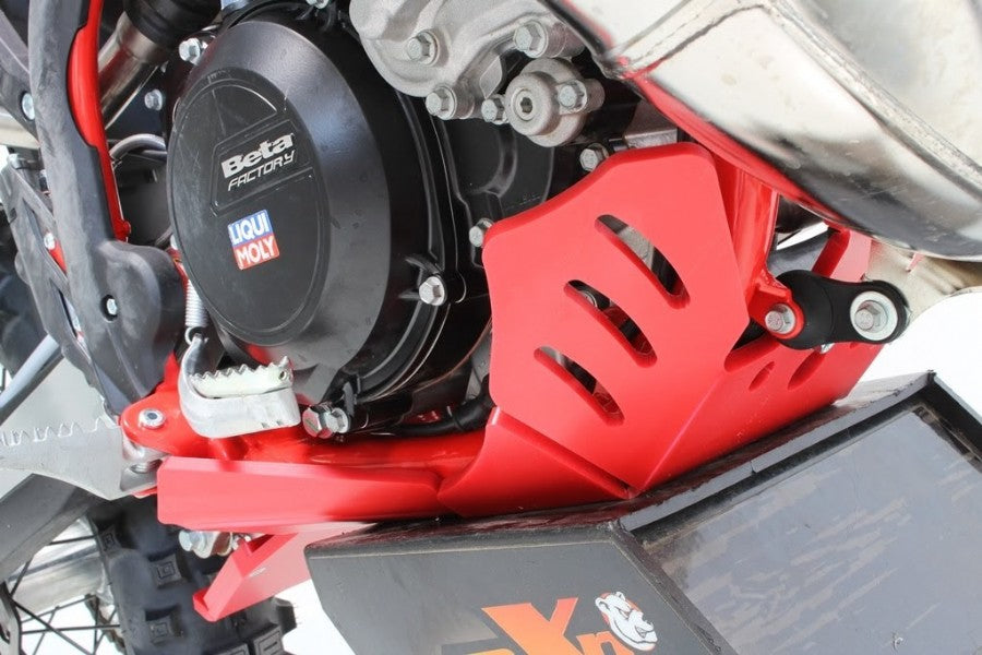 Piastra paramotore Xtrem AXP RACING 8mm con protezione leverismi BETA RR 300 2020-2023