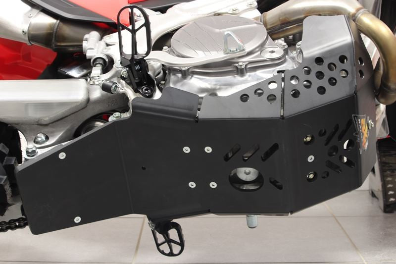 Piastra paramotore Xtrem AXP RACING 8mm con protezione leverismi HONDA CRF 450 R 2021-2023
