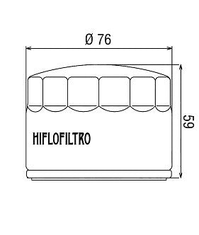 FILTRO OLIO HIFLO MOTO GUZZI 850 1975-1988