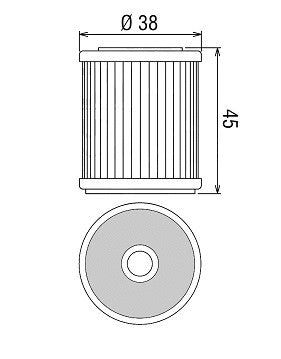 FILTRO OLIO HIFLO YAMAHA YZ 400 F 1998-1999