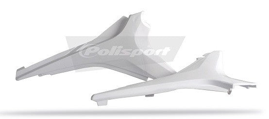 POLISPORT - COPERCHI LATERALI CASSA FILTRO HONDA CRF 250 R 2010-2013 COLORE: BIANCO