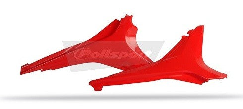 POLISPORT - COPERCHI LATERALI CASSA FILTRO HONDA CRF 250 R 2010-2013 COLORE: ROSSO CR04