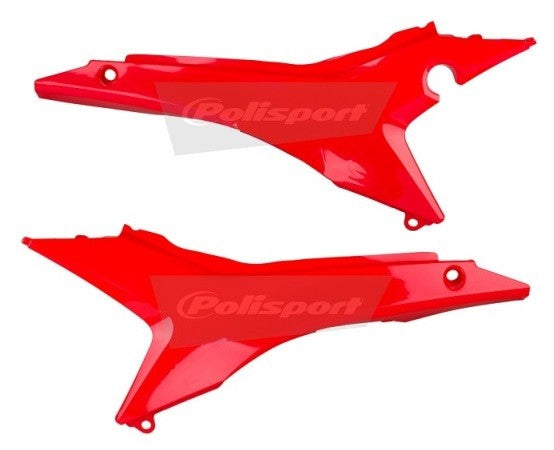 POLISPORT - COPERCHI LATERALI CASSA FILTRO HONDA CRF 250 R 2014-2017 COLORE: ROSSO CR04