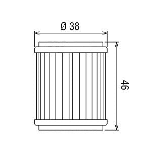 FILTRO OLIO HIFLO YAMAHA X-Max 125 2006-2020