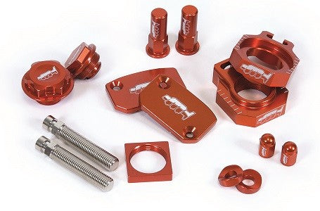 KIT PARTI ANODIZZATE KTM 250 SX F 2014-2022 Colore: Arancione