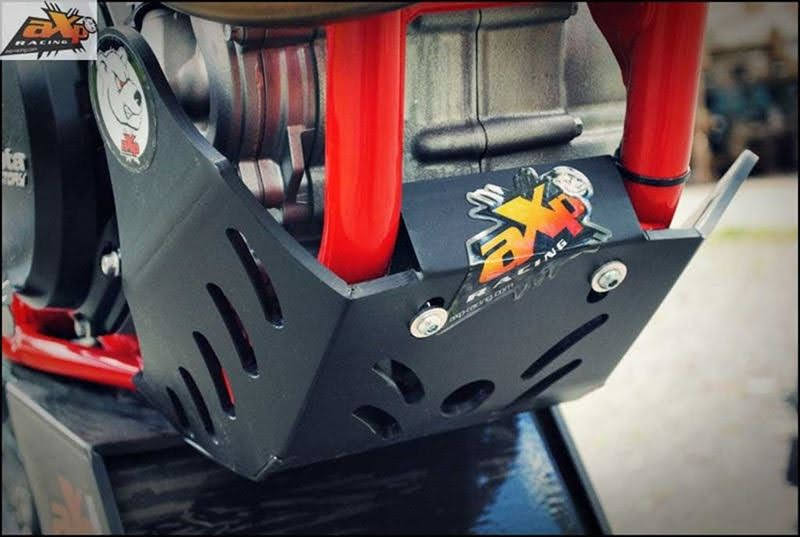Piastra paramotore AXP RACING 6mm BETA RR 390 2015-2019