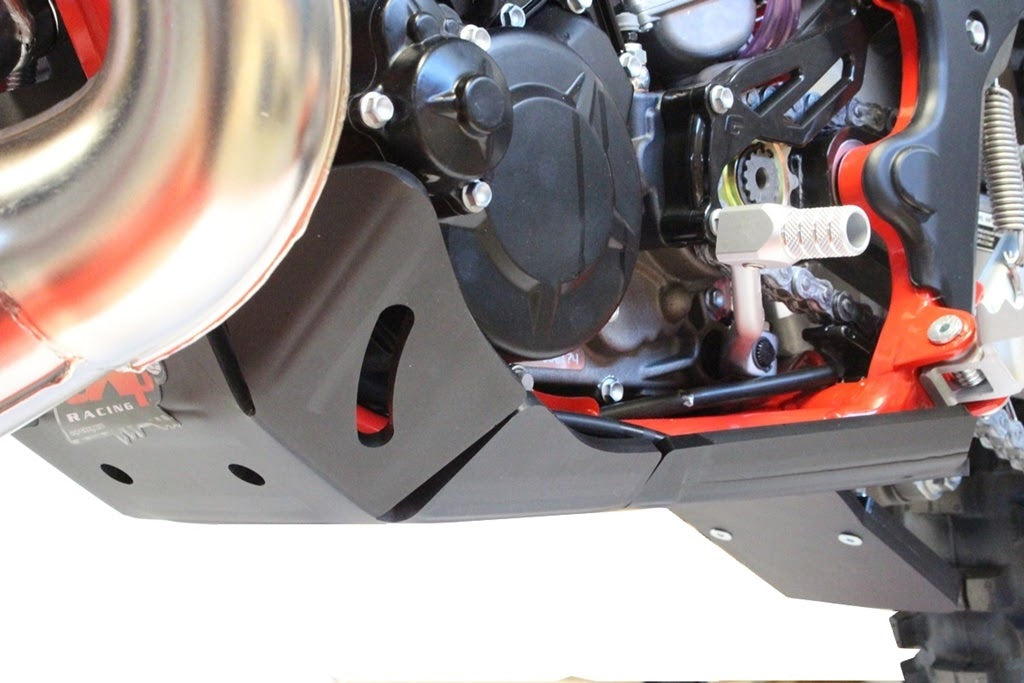 Piastra paramotore Xtrem AXP RACING 8mm con protezione leverismi GAS GAS EC 300 2018-2019