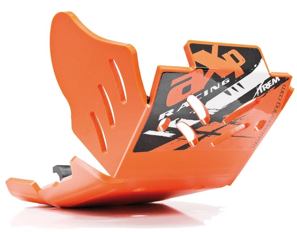 Piastra paramotore Xtrem AXP RACING 8mm con protezione leverismi KTM 350 EXC F 2017-2023