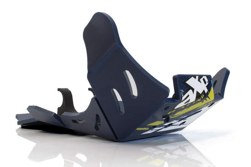 Piastra paramotore Xtrem AXP RACING 8mm con protezione leverismi HUSQVARNA 250 FE 2017-2023