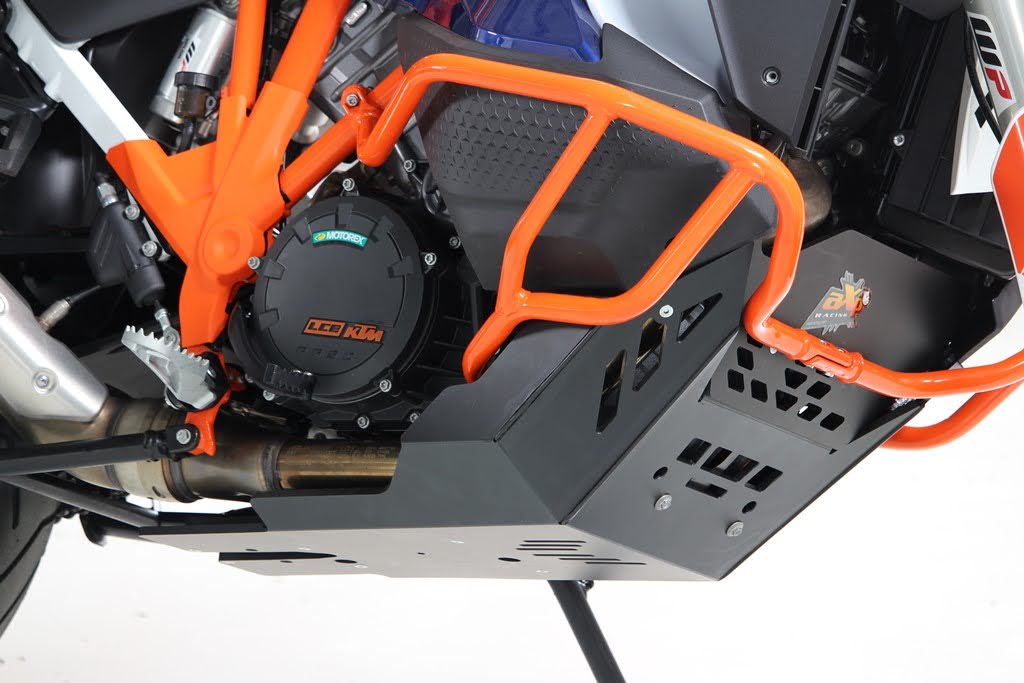 Piastra paramotore Xtrem AXP RACING 8mm con protezione leverismi KTM 1290 Super Adventure 2021-2022