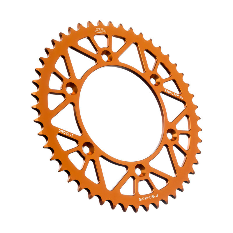 CORONA ERGAL JT RACELITE 48 denti - Colore Arancione KTM 530 EXC 2008-2011