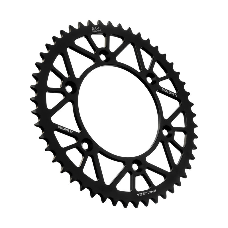 CORONA ERGAL JT RACELITE 49 denti - Colore Nero KTM 125 GS 1988-1997
