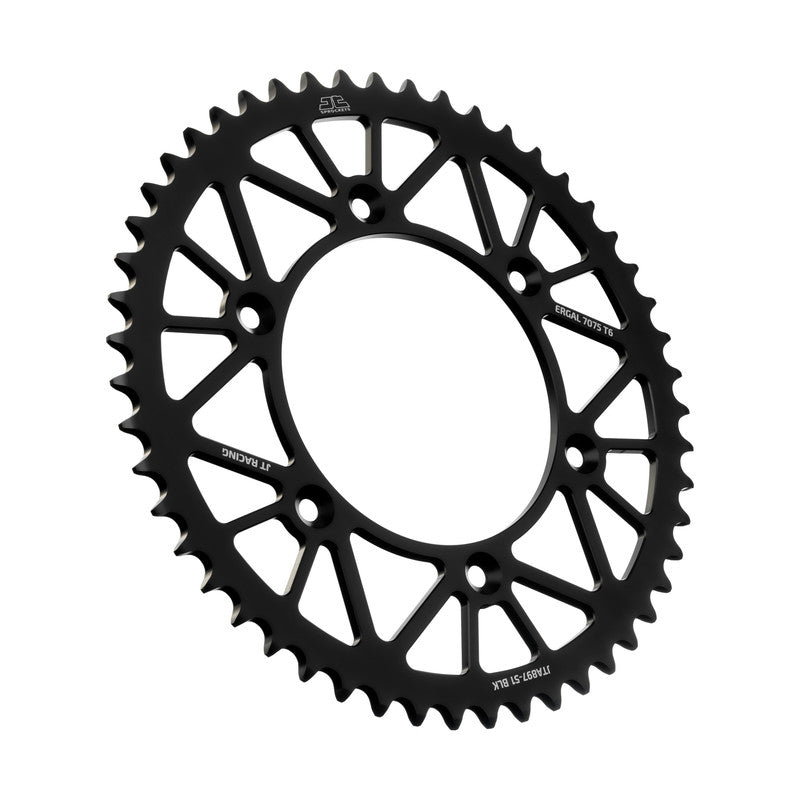 CORONA ERGAL JT RACELITE 51 denti - Colore Nero KTM 250 SX 1993-2023