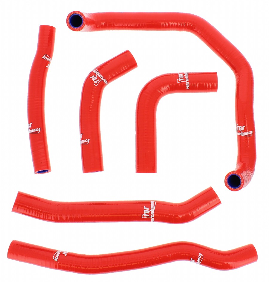 KIT MANICOTTI RADIATORE TBF PERFORMANCE HONDA CRF 1000 L AFRICA TWIN 2016-2019 COLORE ROSSO