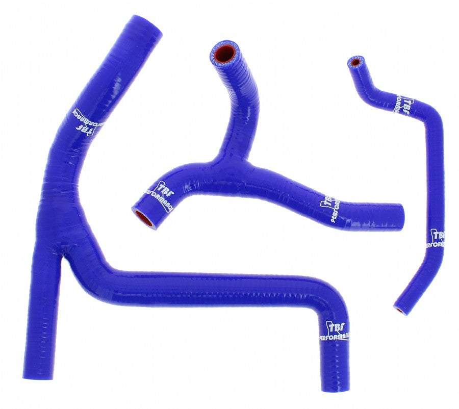 KIT MANICOTTI RADIATORE TBF PERFORMANCE KAWASAKI KX 450 F 2009-2015 COLORE BLU