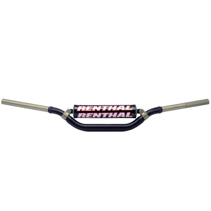 MANUBRIO RENTHAL 28.6 MM TWINWALL PIEGA RC HIGH NERO