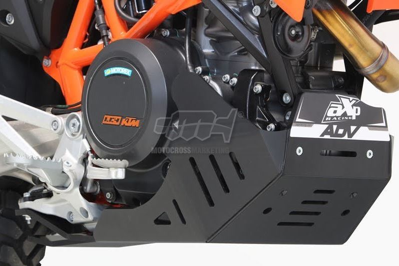Piastra paramotore Xtrem AXP RACING 8mm con protezione leverismi KTM 690 Enduro R 2015-2022