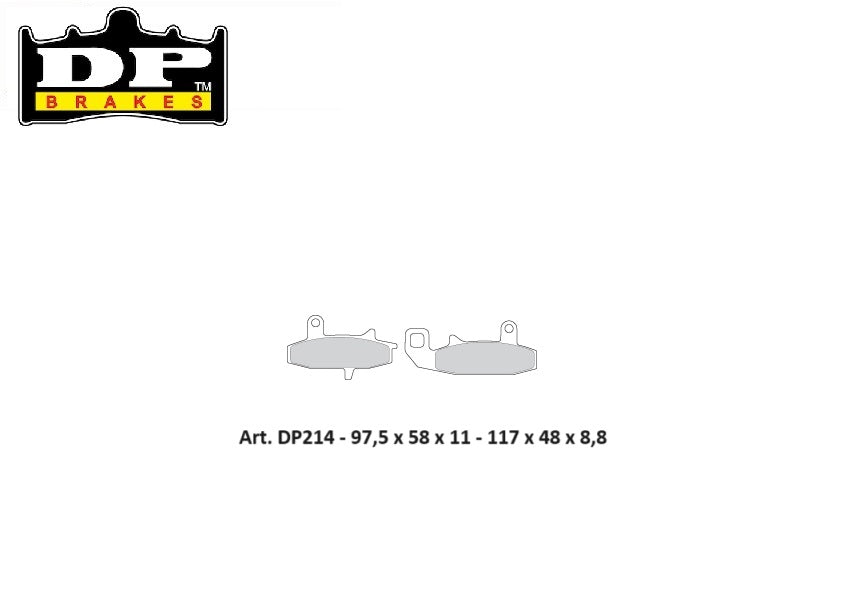 PASTIGLIE FRENO ANTERIORI DP SINTERIZZATE STD SUZUKI DR 800 Big S 1990-1990