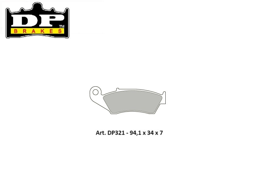PASTIGLIE FRENO ANTERIORI DP SINTERIZZATE STD APRILIA RXV 550 2006-2014