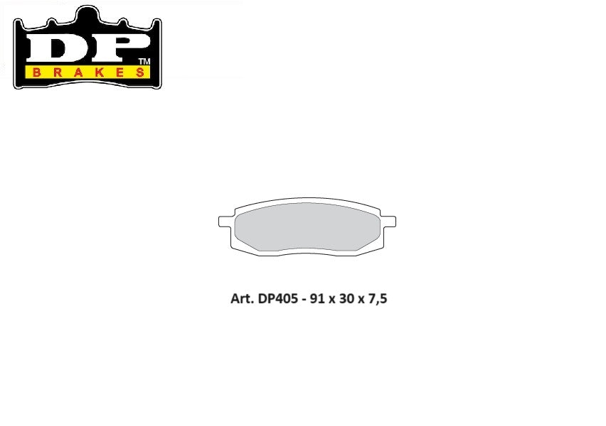 PASTIGLIE FRENO ANTERIORI DP SINTERIZZATE STD YAMAHA YZ 125 1985-1988