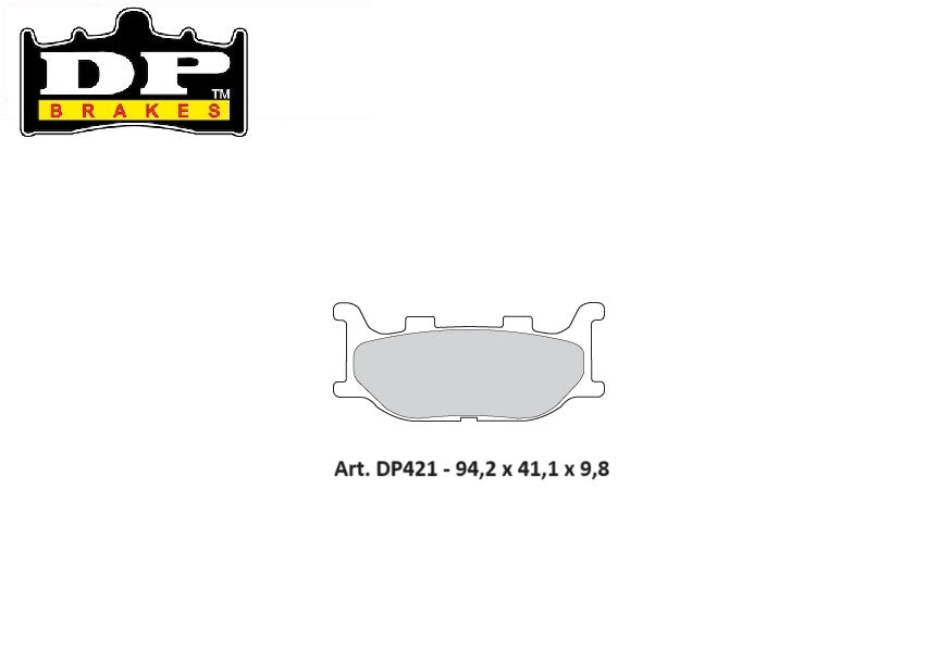 PASTIGLIE FRENO ANTERIORI DP SINTERIZZATE STD MBK Skyliner 400 2004-0