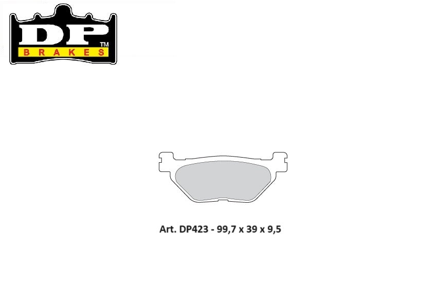 PASTIGLIE FRENO POSTERIORI DP SINTERIZZATE STD YAMAHA V-Max 1700 2009-2020