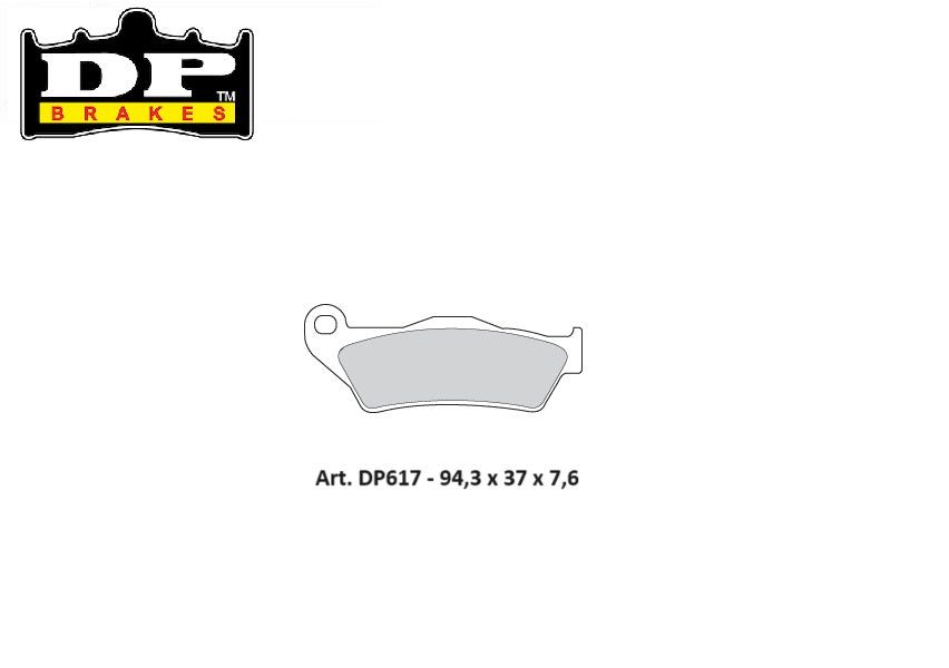 PASTIGLIE FRENO ANTERIORI DP SINTERIZZATE STD KTM 640 Adventure 2005-2005