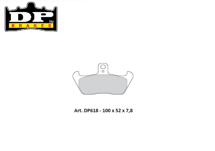 PASTIGLIE FRENO ANTERIORI DP SINTERIZZATE STD CAGIVA W16 600 1994-1994