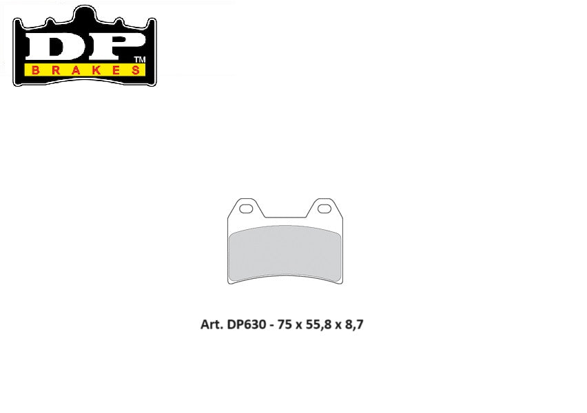 PASTIGLIE FRENO ANTERIORI DP SINTERIZZATE STD DUCATI 1200 Multistrada 2010-2014