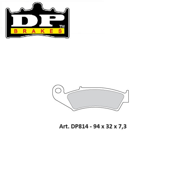 PASTIGLIE FRENO ANTERIORI DP SINTERIZZATE STD HONDA CR 125 1987-1995
