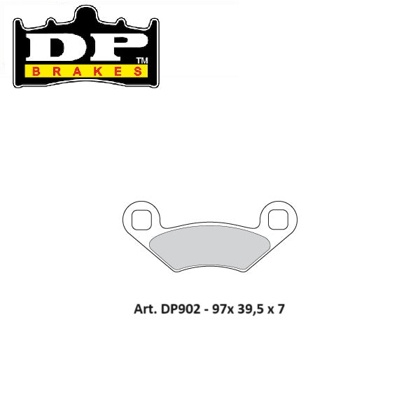 PASTIGLIE FRENO ANTERIORIPOSTERIORI DP SINTERIZZATE STD POLARIS 500 Sportsman EFI X2 2006-2009